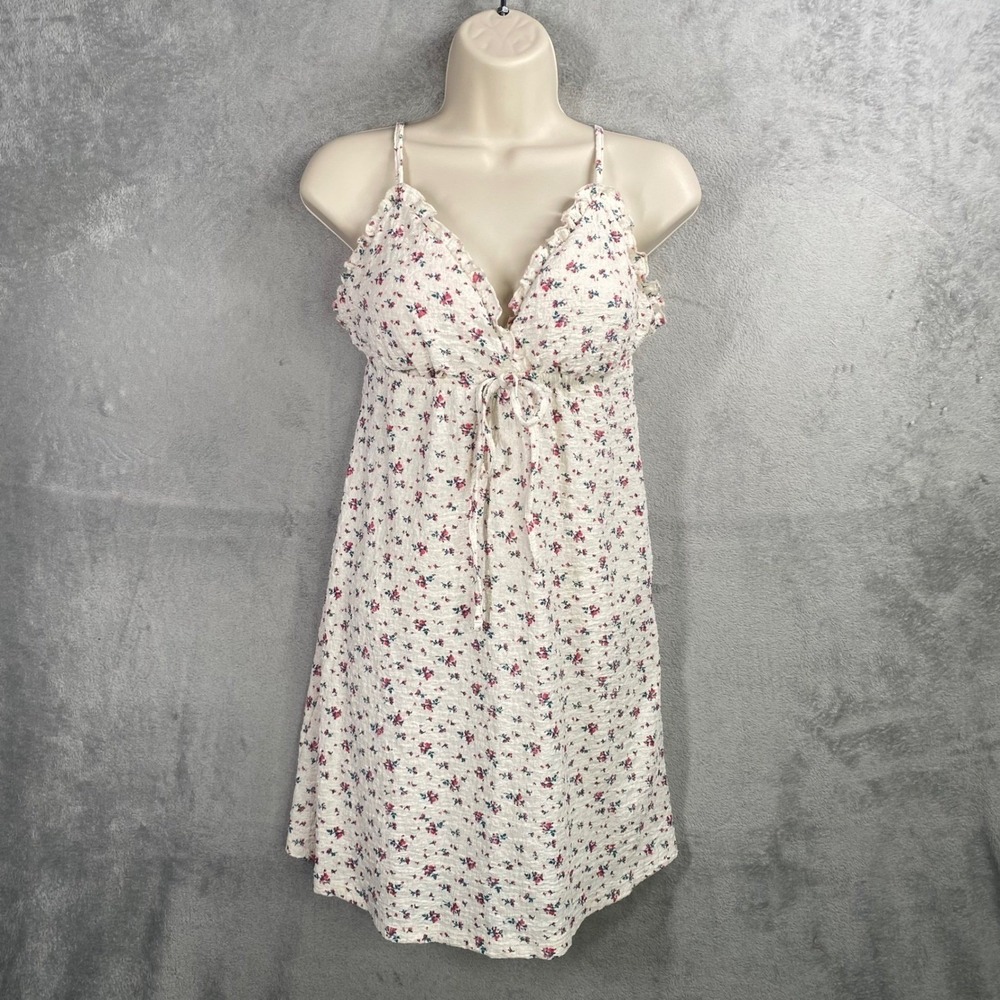 No Boundaries Floral Mini Dress Women Medium Coquette Y2k Cottage Fairy Romantic